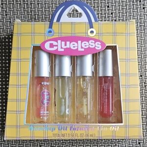 Clueless Rosehip Oil Infused Lip Oil Set, NWT